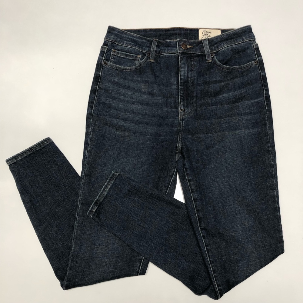 Cosmic blue love high rise skinny jeans size 31